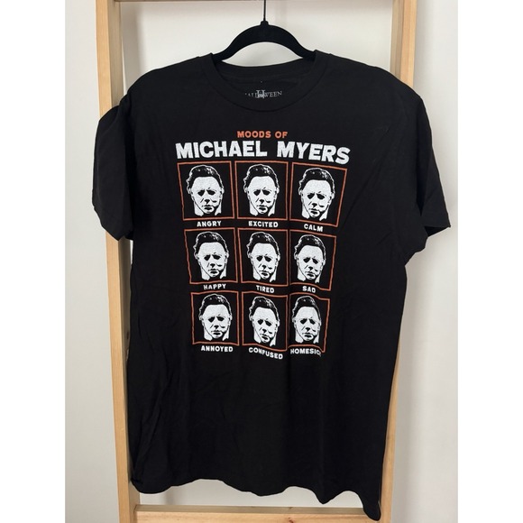 Halloween Costumes Other - Men's Many Moods Of Michael Myers shirt Large Iconic Halloween‎ (B2)